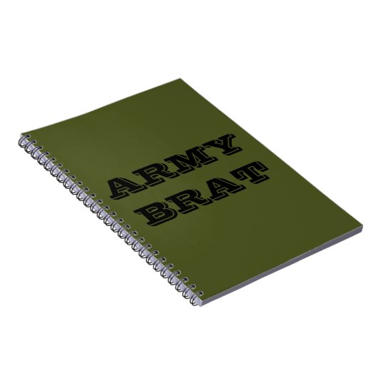 Notebook-Army Brat Notizblock (Rechte Seite)