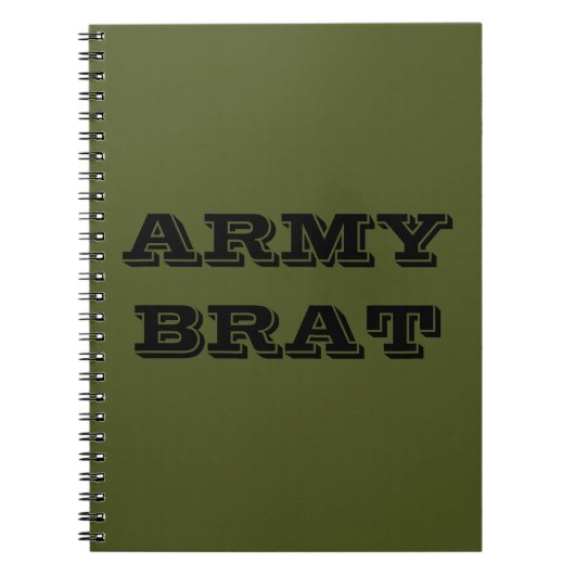 Notebook-Army Brat Notizblock (Vorderseite)