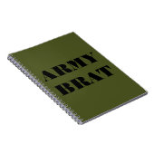 Notebook-Army Brat Notizblock (Rechte Seite)
