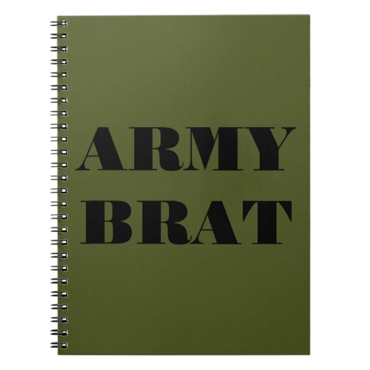 Notebook-Army Brat Notizblock (Vorderseite)