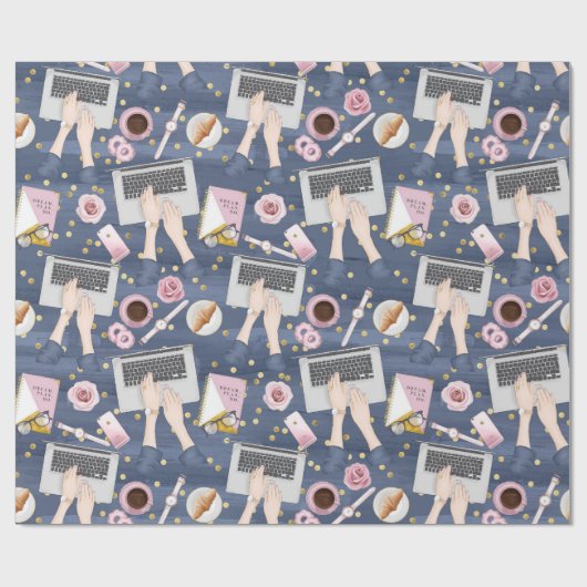 Notebook-Assistent Geschenkpapier (Flach)