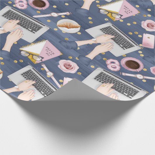 Notebook-Assistent Geschenkpapier (Ecke)