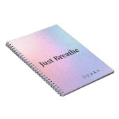 Notebook 'Atme einfach ruhig' Notizblock (Rechte Seite)