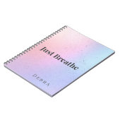 Notebook 'Atme einfach ruhig' Notizblock (Linke Seite)