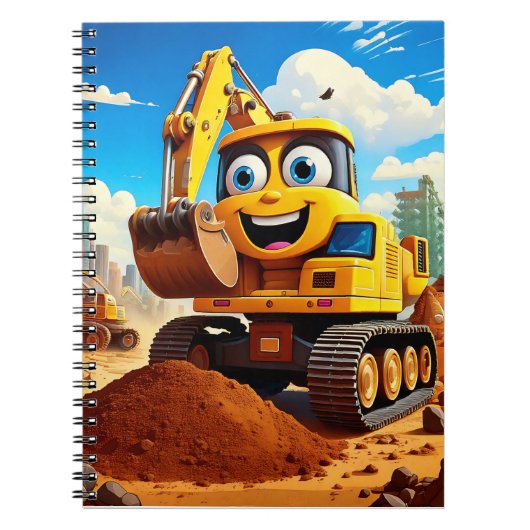 Notebook - Bagger Notizblock (Vorderseite)