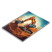 Notebook - Bagger Notizblock (Linke Seite)