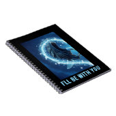 Notebook Bald Eagle Heart Love 1 Notizblock (Rechte Seite)