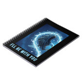 Notebook Bald Eagle Heart Love 1 Notizblock (Linke Seite)