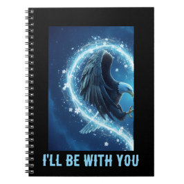 Notebook Bald Eagle Heart Love 1 Notizblock