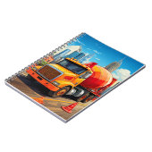Notebook - Betonmischer Notizblock (Linke Seite)