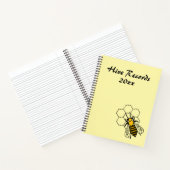 Notebook - BienenBehaltend Platten Notizblock (Innenseite)
