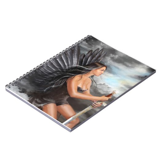 Notebook Black Engel Notizblock (Linke Seite)