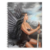 Notebook Black Engel Notizblock (Vorderseite)