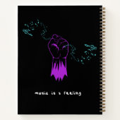 Notebook-Blank-Texte Notizblock (Rückseite)