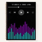 Notebook-Blank-Texte Notizblock (Vorderseite)