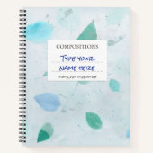 Notebook-Blauer Blauer Standard für Multibeeren Notizblock (Vorderseite)