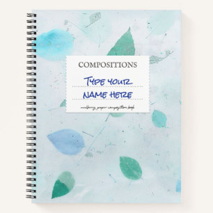 Notebook-Blauer Blauer Standard für Multibeeren Notizblock