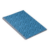 Notebook-Blue Blüh Notizblock (Rechte Seite)