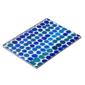 Notebook - Blue Dots! Notizblock (Linke Seite)