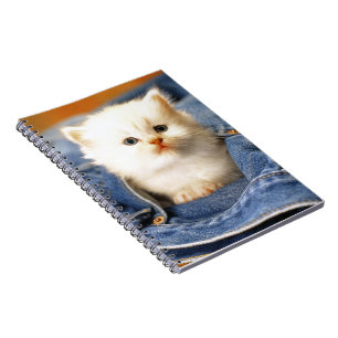 Notebook-Blue Jean Pocket Kitten Notizblock