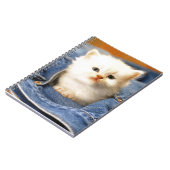 Notebook-Blue Jean Pocket Kitten Notizblock (Linke Seite)