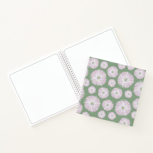 Notebook-Blume Notizblock (Innenseite)