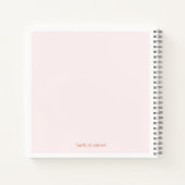 Notebook cake design notizblock (Rückseite)