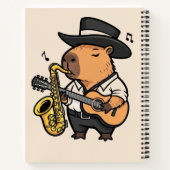 Notebook – Capybara Music Notes
Notizblock (Rückseite)