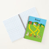 Notebook-Cartoon Labirinth für Kinder Notizblock (Innenseite)