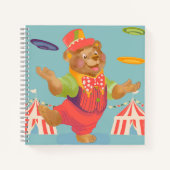 Notebook-Circus-Bär Notizblock (Vorderseite)