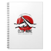 Notebook-Club für Kampfkunst Notizblock (Vorderseite)