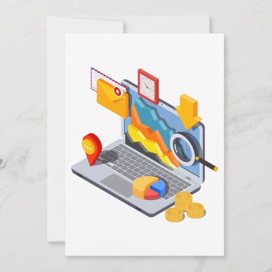 Notebook-Computing Einladung (Vorderseite)