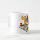 Notebook-Computing Kaffeetasse (Vorderseite Links)