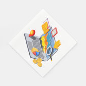 Notebook-Computing Serviette (Ecke)