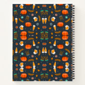 Notebook covers with a playful, colorful pattern notizblock (Rückseite)