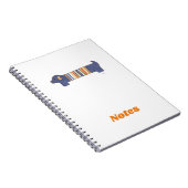 Notebook - Dackel #1 - Erin Brie Art Notizblock (Rechte Seite)