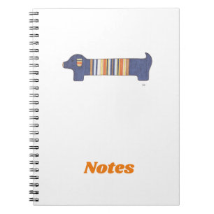 Notebook - Dackel #1 - Erin Brie Art Notizblock
