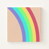 Notebook Dalgona Multiple Triangle - Seitenansicht Notizblock (Rückseite)