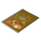 Notebook dankbar sein gesegnet Journal Fall Notizblock (Linke Seite)