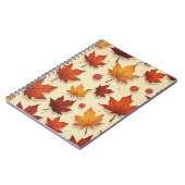 Notebook, das mich an das Herbstwetter erinnert Notizblock (Linke Seite)