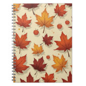 Notebook, das mich an das Herbstwetter erinnert Notizblock (Vorderseite)