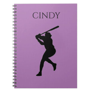 NOTEBOOK DER BASEBALL SCHULE MIT INDIVIDUELLE NAME NOTIZBLOCK