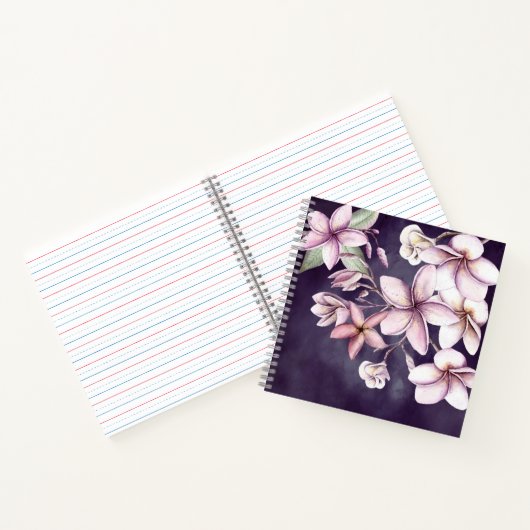 Notebook der Dusky Plumeria Notizblock (Innenseite)