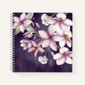 Notebook der Dusky Plumeria Notizblock (Vorderseite)