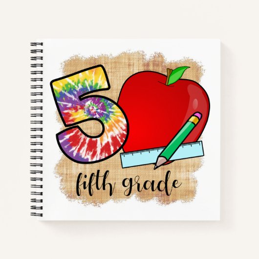 Notebook der fünften Klasse Notizblock (Vorderseite)