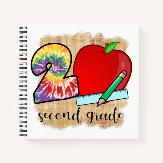 Notebook der zweiten Klasse Notizblock (Vorderseite)