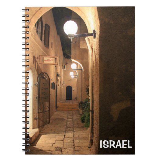 Notebook des alten Jaffa in Israel Notizblock (Vorderseite)