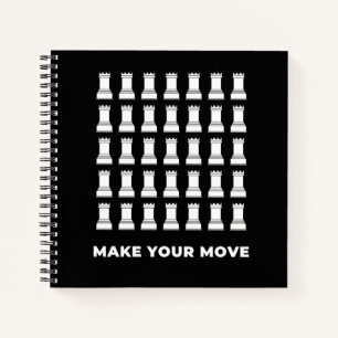 Notebook des Schachspielers   Schach-Lover-Traum Notizblock