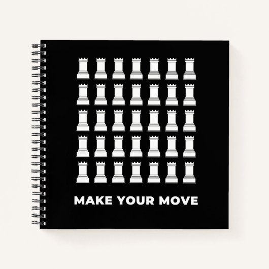 Notebook des Schachspielers | Schach-Lover-Traum Notizblock (Vorderseite)