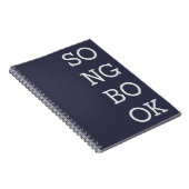 Notebook des Songwriters Notizblock (Rechte Seite)